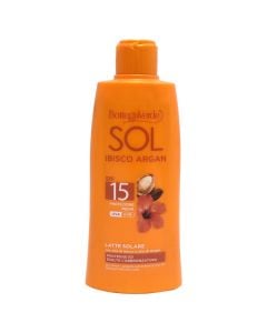 Sun protection lotion, SPF 15, Sol Hibiscus Argan, Bottega Verde, 200 ml