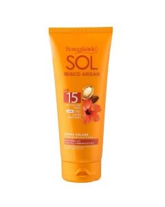 Sun protection cream, SPF 15, Sol Hibiscus Argan, Bottega Verde, 200 ml