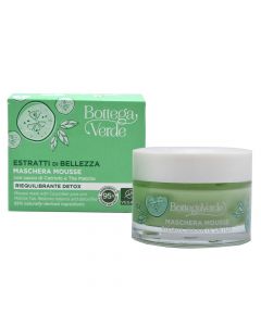 Foamy face mask, Cucumber Juice & Matcha Tea, Beauty Extracts, Bottega Verde, 50 ml