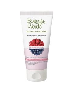 Krem për fytyrën, për lëkurë të ndjeshme, Blueberry & Raspberry, Beauty Extracts, Bottega Verde, 50 ml