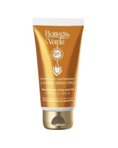 Face mask for overnight treatment, Pistilli di Zafferano, Bottega Verde, 50 ml