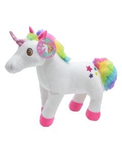 Unicorn plush toy for kids, synthetic polyester, 30 cm, assorted, 1 piece