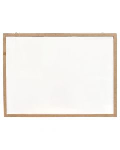 White board, Interpano, MDF and laminate, 60x45 cm, white, 1 piece