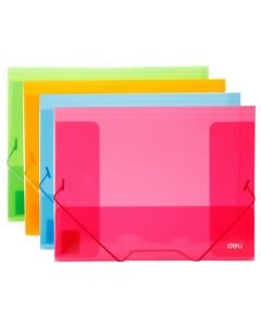 File folder, Rio, Deli, plastic, 32x23.2 cm, assorted, 1 piece