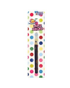Makeup contour pencil, for Halloween, wood, 12 cm, black, 1 piece