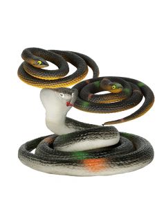 Halloween decorative snake, latex, 70 cm, assorted, 1 piece