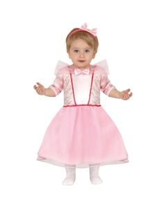 Kostum Halloween për fëmijë, Pink Princess, poliestër, 86-98 cm, rozë, 1 copë