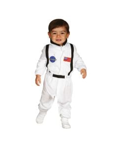 Kostum Halloween për fëmijë, Astronaut, poliestër, 86-98 cm, e bardhë, 1 copë