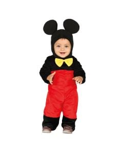 Kostum Halloween për fëmijë, Mickey Mouse, poliestër, 69-86 cm, e kuqe, 1 copë