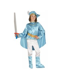 Halloween costume for children, Prince of the Ball, polyester, 110-115 cm, blue, 1 piece