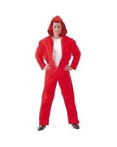 La Casa de Papel adult Halloween costume, polyester, 46/48 cm, red, 1 piece