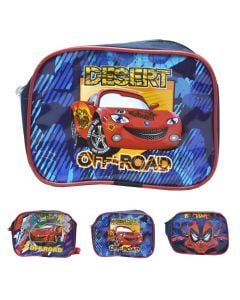 Çantë e vogël me rrip, për djem, Spiderman, plastikë dhe tekstil, 22 cm, blu, 1 copë