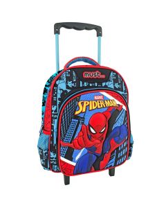 Çantë për parashkollorë, Spiderman, Must, tekstil, 27x10x31 cm, mikse, 1 copë