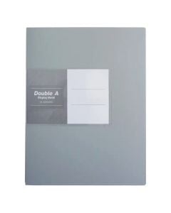 A4 folder with envelopes, Double A, plastic, 21x29.7 cm, gray, 1 piece