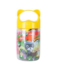 Plastelina, Deli, 140 gr, 12 ngjyra