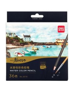 Wood paints, Deli, 36 colors, 1 pack