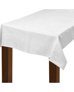 Mbulese tavoline,Bea,e bardhe,Poliester,140x200 cm