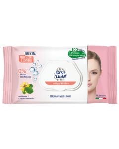 Peceta të lagura, Fresh and Clean, sensitive, 48 copë