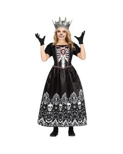 Kostum halloween, për fëmijë, mbretëresha e natës, 5-6 vjec, poliestër, 1 copë