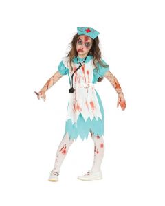 Kostum për fëmijë, Zombi nurse, 7-9 vjec, 1 copë