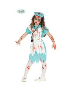 Kostum për fëmijë, Zombi nurse, 10-12 vjec, 1 copë
