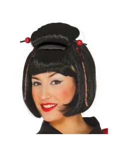 Paruke Japoneze, halloween, e zezë, 1 copë