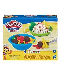 Plasticine and shapes set, Pasta, Kitchen Creations, Play Doh, plasticine and plastic, 6 pieces
