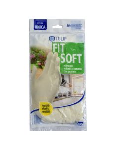 Cleaning gloves, Tulip, Latex, 10 pieces