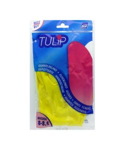 Cleaning gloves, Tulip, Latex, L, 8-8.5, 1 pair