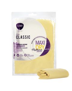 Cleaning cloth, Clendy, microfiber, 43x32 cm, yellow, 1 piece