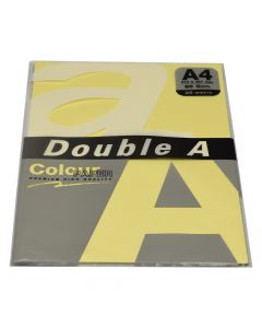 Leter me ngjyra A4 , "Double A", 80gr, 100 copë, krem