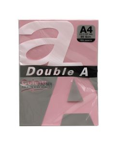 Letër me ngjyra, "Double A", A4, 80 gr, 100 flete, rozë