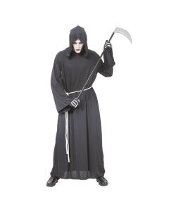 Kostum Halloween për meshkuj , "Grim reaper",M, zi