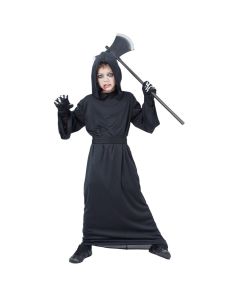 Kostum Halloween për meshkuj , "Grim reaper ",M, zi