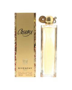 Eau de parfum (EDP) for women, Givenchy Organza, EDP 100 ml, glass and metal, gold, 1 piece