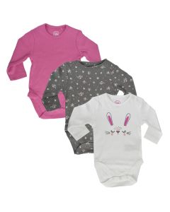 Baby body set, cotton-polyester, 80 cm, mixed