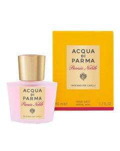 Sprai për floket, për fermra, Acqua Di Parma, Peonia Nobile, 50 ml, qelq dhe metal, e verdhë, 1 copë