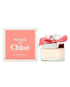 Parfum për femra, Chloe, Roses de Chloe, EDT 50 ml, qelq dhe metal, rozë, 1 copë