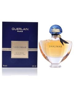 Eau de parfum (EDP) for women, Guerlain, Shalimar, EDP 50 ml, glass and metal, yellow 1 piece