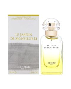 Eau de toilette (EDT) for men, Hermes, Le Jardin De Monsieur, EDT 50 ml ml, glass and metal, transparent 1 piece