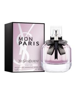 Eau de parfum (EDP) for women, Yves Saint Laurent, Mon Paris Couture, edp 50 ml, glass and metal, lilac 1 piece