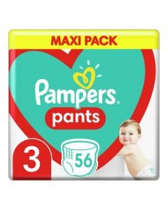 Diaper pants for babies, 6-11 kg, Pampers Baby Pants, 56 pieces