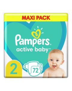 Diaper Pampers Active Baby Size 2 (4-8 kg), 72 pieces