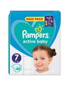 Diaper Pampers Active Baby Size 7 (15- kg), 40 pieces