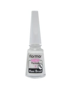 Manikyr për thonjtë, 400 Bright White, Flormar, qelq dhe plastikë, 11 ml, 1 copë