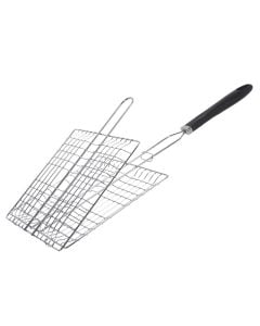 Hamburger rack, BBQ, 24x22 cm, metal, silver, 1 piece