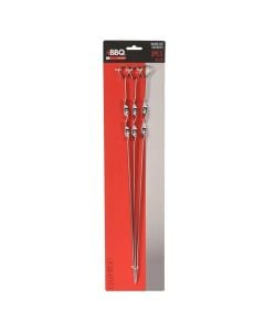 Set helli, BBQ,  metalike, 45 cm, 3 copë