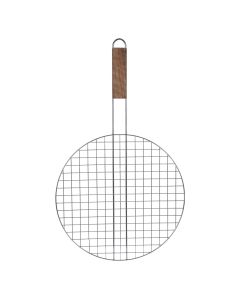 Zgarë për barbekju, BBQ, metalike, 32 cm, argjend, 1 copë