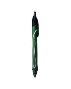 Gel ink roller, "Bic", gelo quick dry, green
