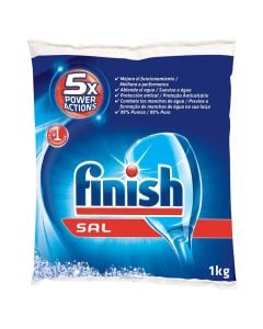 Detergjent, "Finish Calgon", kripë për lavastovilje, 1 kg, blu, 1 copë